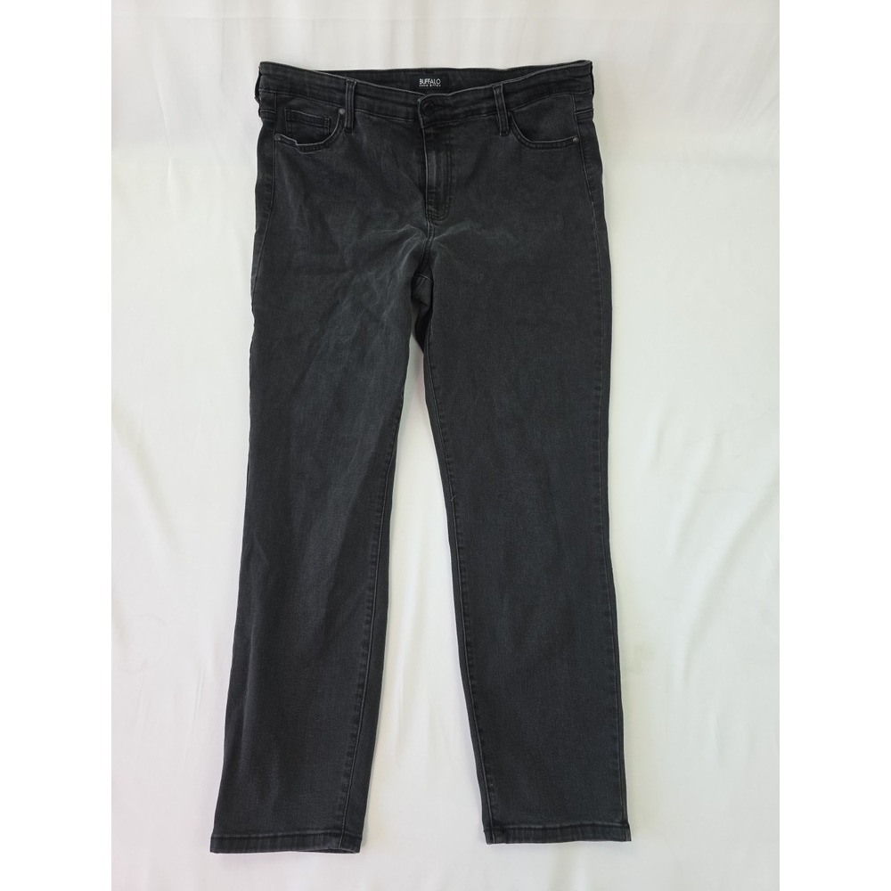 Buffalo David Bitton Mollie High Rise Stretch Skinny Jeans Black Womens‎ 14/34